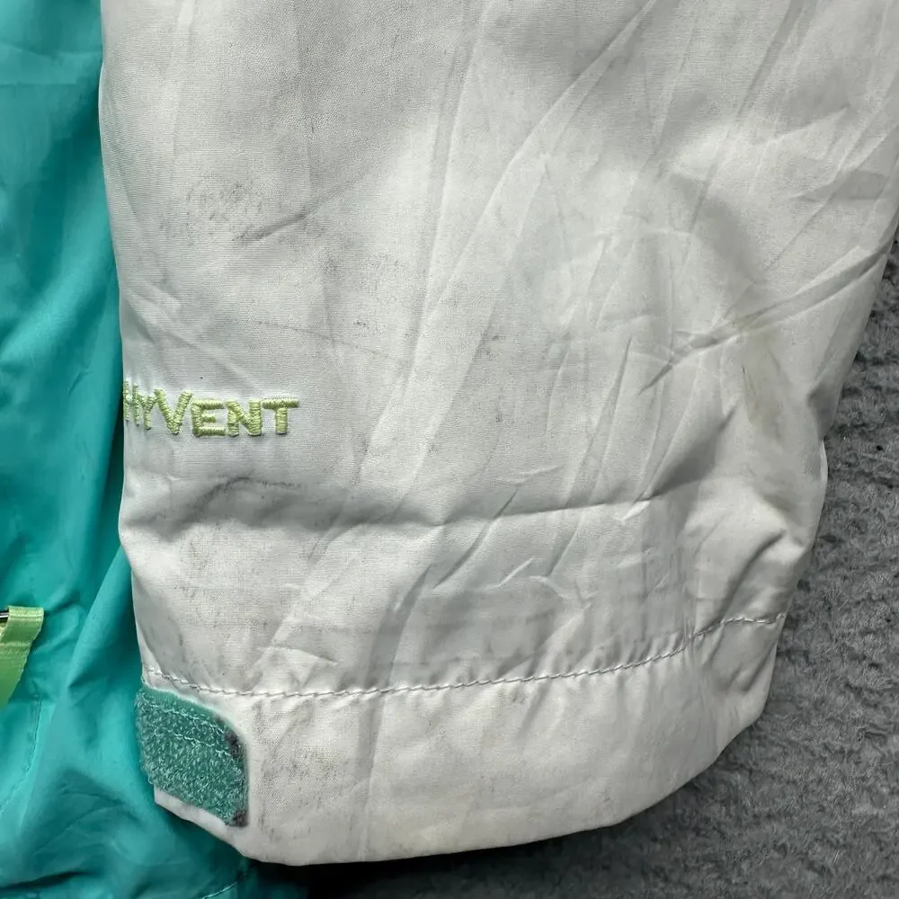The North Face 3-in-1 HyVent Triclimate Fleece Jacket Girls Youth XL Teal White